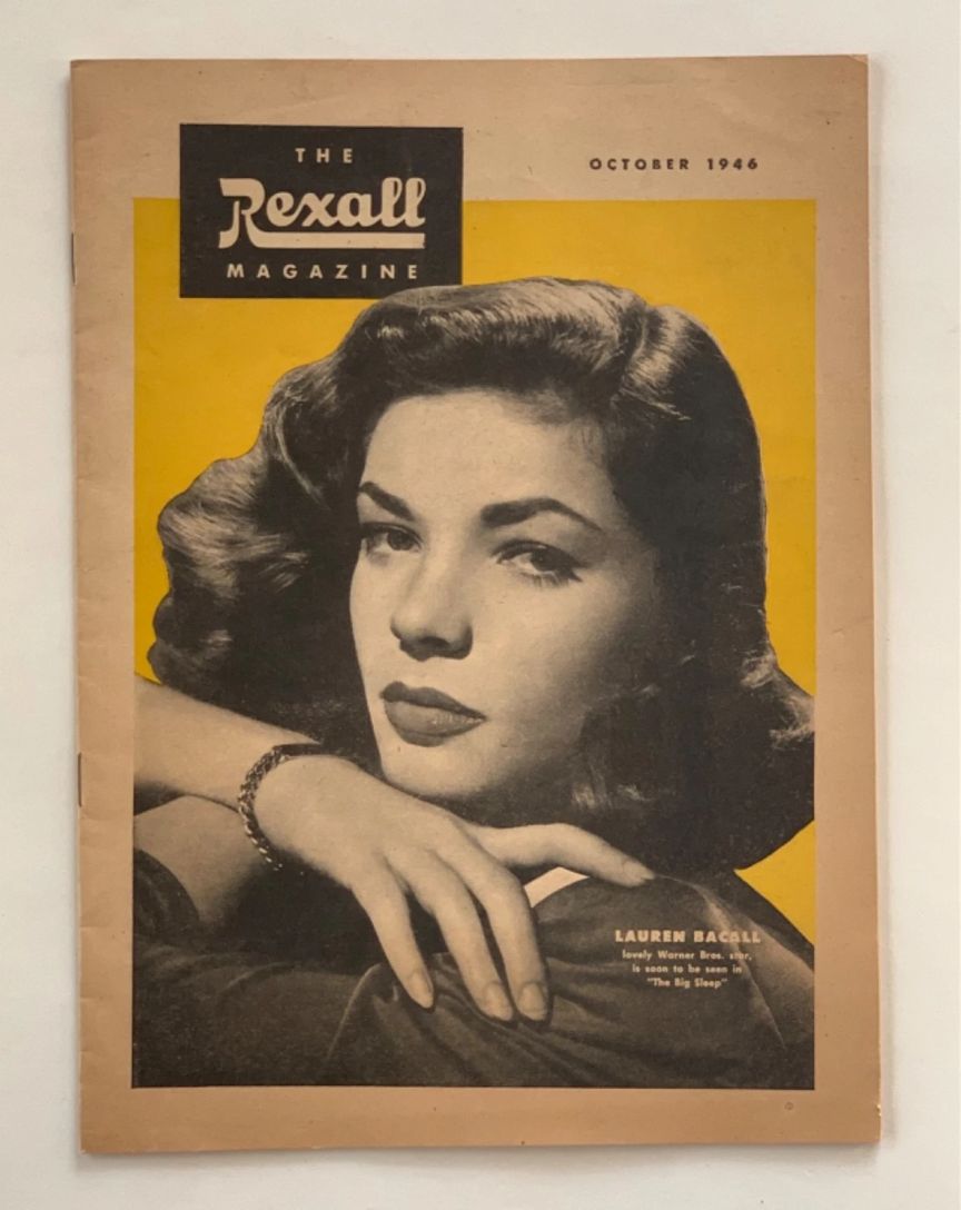REXALL MAGAZINE magazine side cover  October 1946