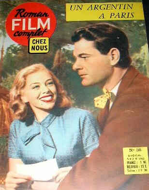 CHEZ NOUS ROMAN-FILM COMPLET magazine side cover Issue 38 5 February 1960