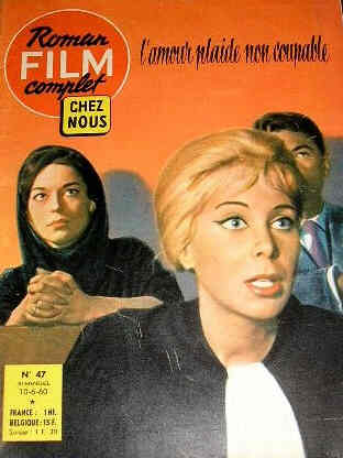 CHEZ NOUS ROMAN-FILM COMPLET magazine side cover Issue 47 10 June 1960