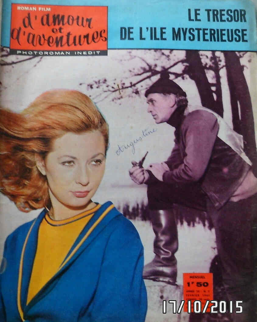 ROMAN FILM DAMOUR ET DADVENTURES magazine side cover Issue 2 February 1966