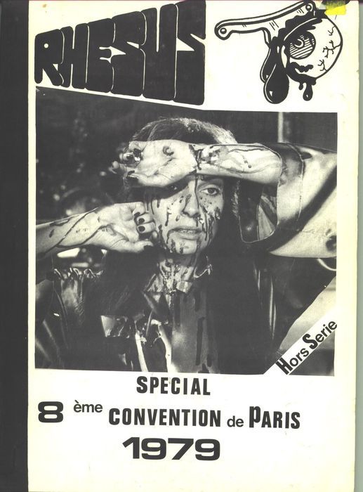 RHESUS ZERO magazine side cover Special #1 - April 1979