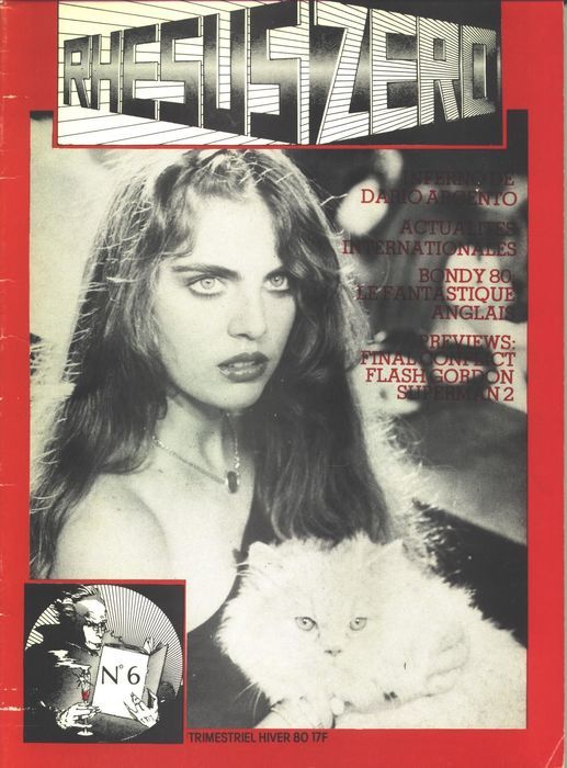 RHESUS ZERO magazine side cover Issue 6 Winter 1980