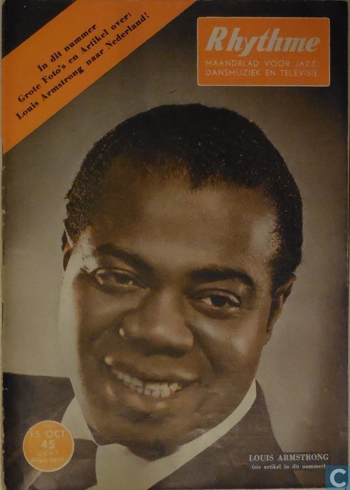 RHYTHME magazine side cover 15 October 1952