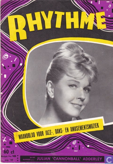 RHYTHME magazine side cover 15 August 1960