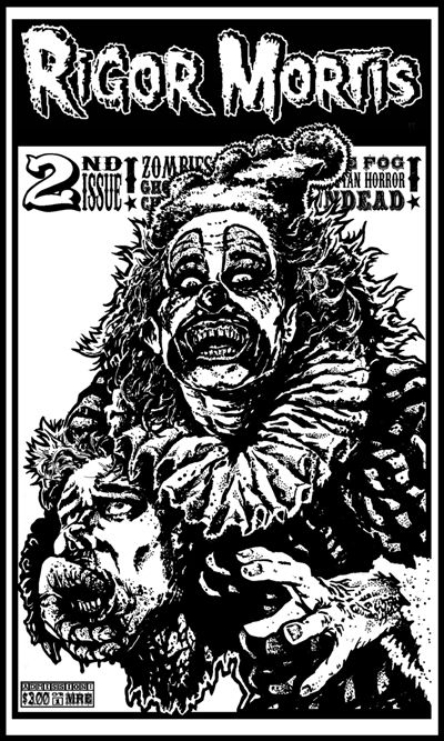 RIGOR MORTIS magazine side cover Issue 2 October/November/december 2009