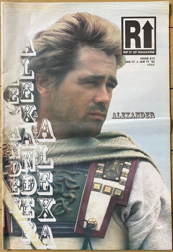 RIP IT UP magazine side cover Issue 812 13 January 2004