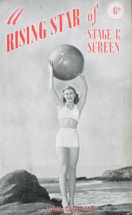 A RISING STAR OF STAGE AND SCREEN magazine side cover   1946