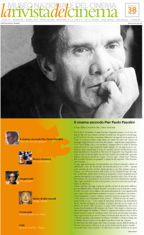 RIVISTA DEL CINEMA magazine side cover Issue 38  