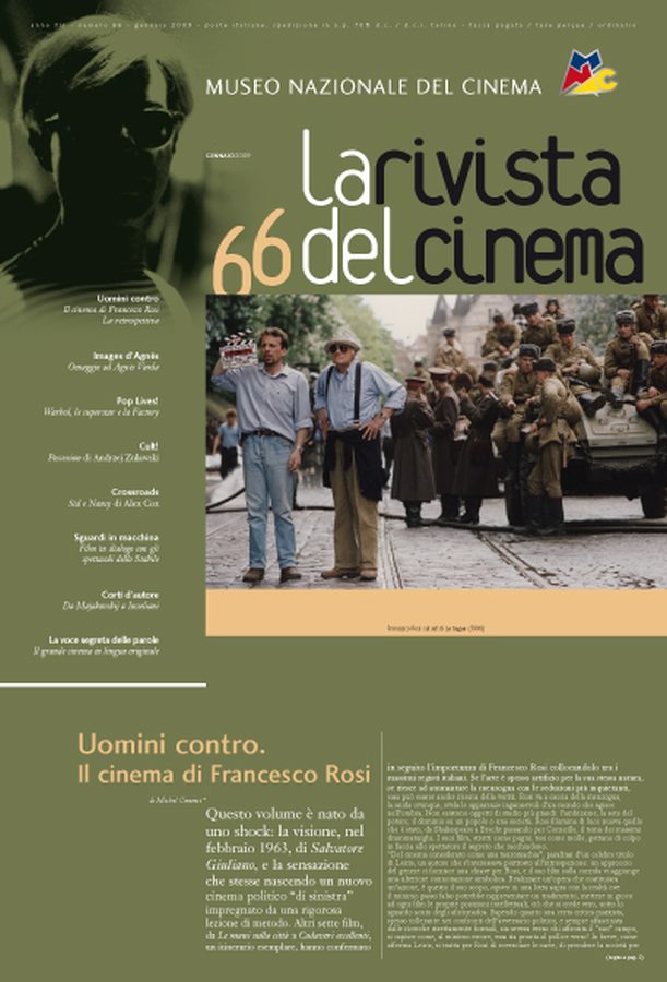 RIVISTA DEL CINEMA magazine side cover Issue 66  