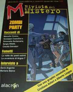 M RIVISTA DEL MISTERO magazine side cover Issue 5 December 2007