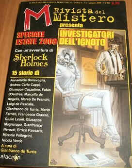 M RIVISTA DEL MISTERO magazine side cover Issue 1 June 2008