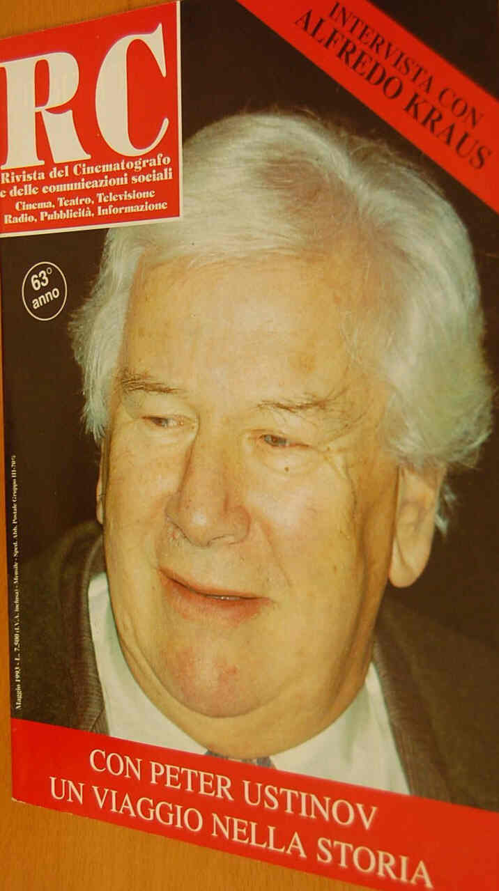 RIVISTA DEL CINEMATOGRAFO magazine side cover May 1993