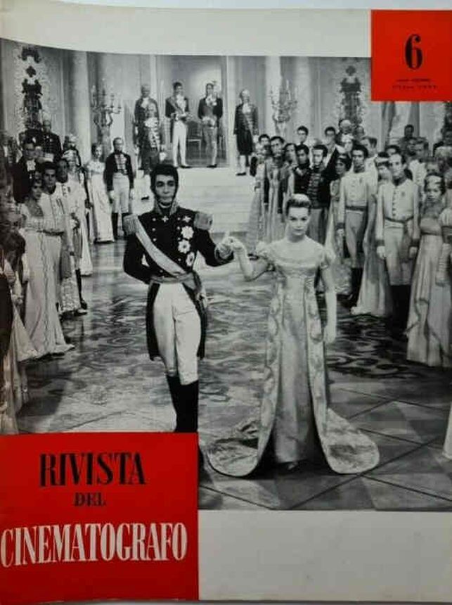 RIVISTA DEL CINEMATOGRAFO magazine side cover  June 1960