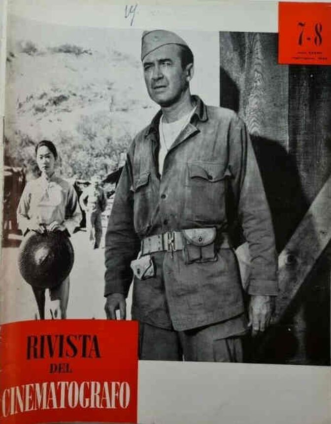 RIVISTA DEL CINEMATOGRAFO magazine side cover  July/August 1960