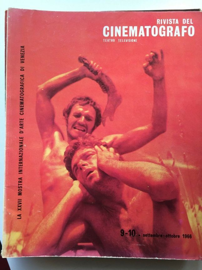 RIVISTA DEL CINEMATOGRAFO magazine side cover  September/October 1966