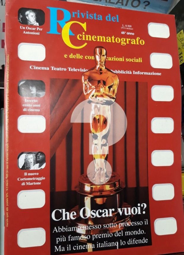 RIVISTA DEL CINEMATOGRAFO magazine side cover  March 1995