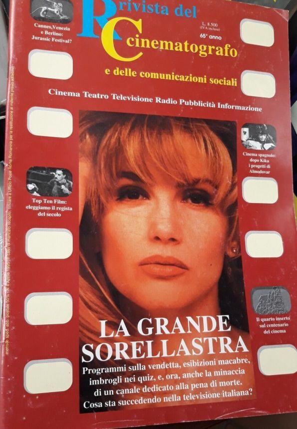RIVISTA DEL CINEMATOGRAFO magazine side cover  April 1995