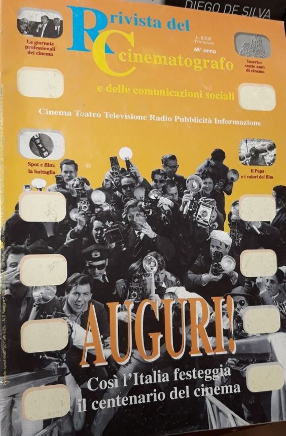 RIVISTA DEL CINEMATOGRAFO magazine side cover  May 1995