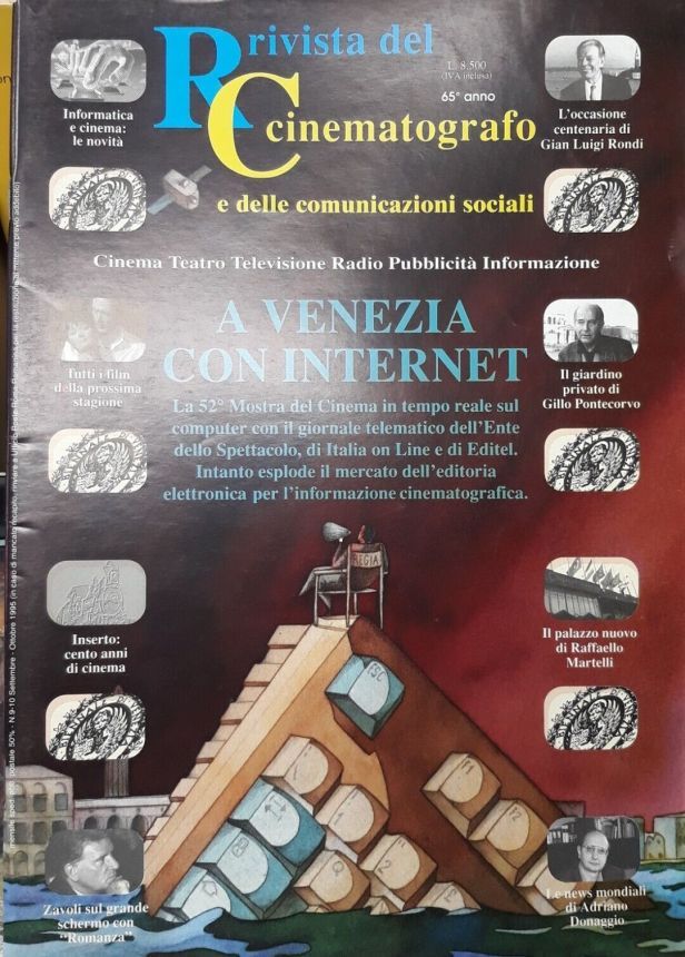 RIVISTA DEL CINEMATOGRAFO magazine side cover  September/October 1995