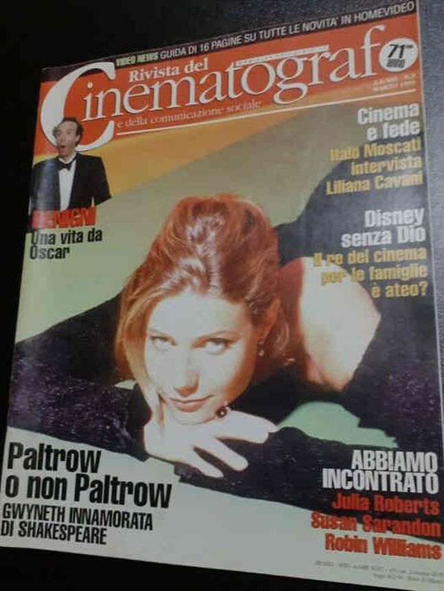 RIVISTA DEL CINEMATOGRAFO magazine side cover  March 1999