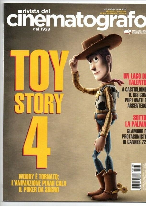 RIVISTA DEL CINEMATOGRAFO magazine side cover  June 2019