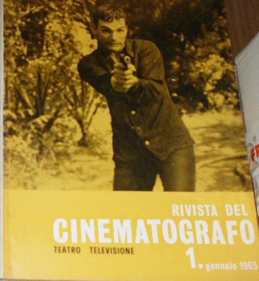 RIVISTA DEL CINEMATOGRAFO magazine side cover  January 1965