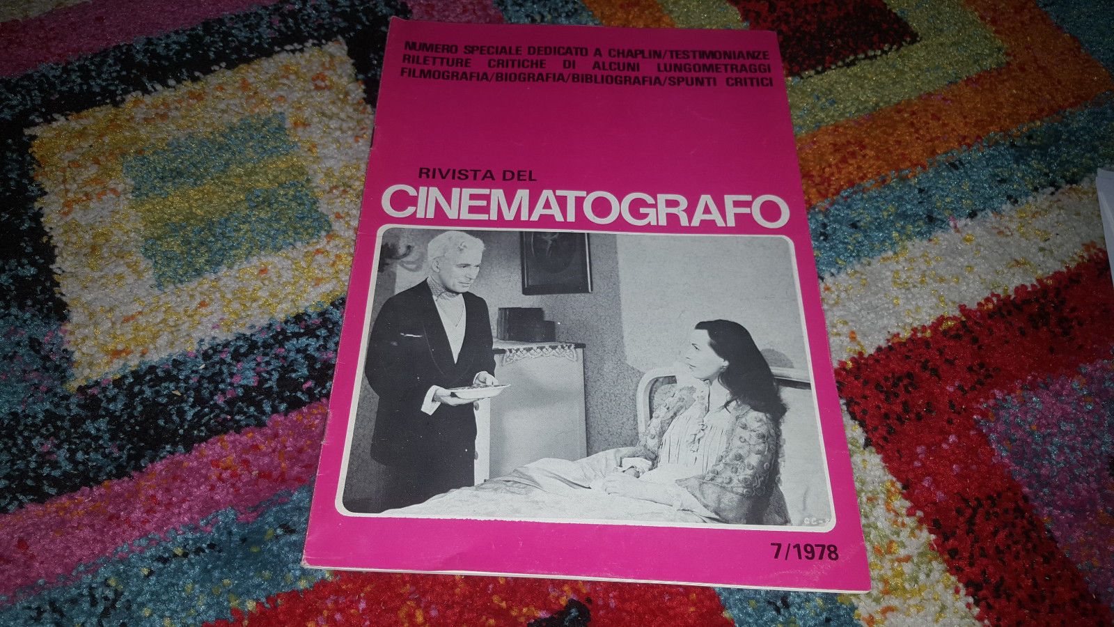 RIVISTA DEL CINEMATOGRAFO magazine side cover  July 1978