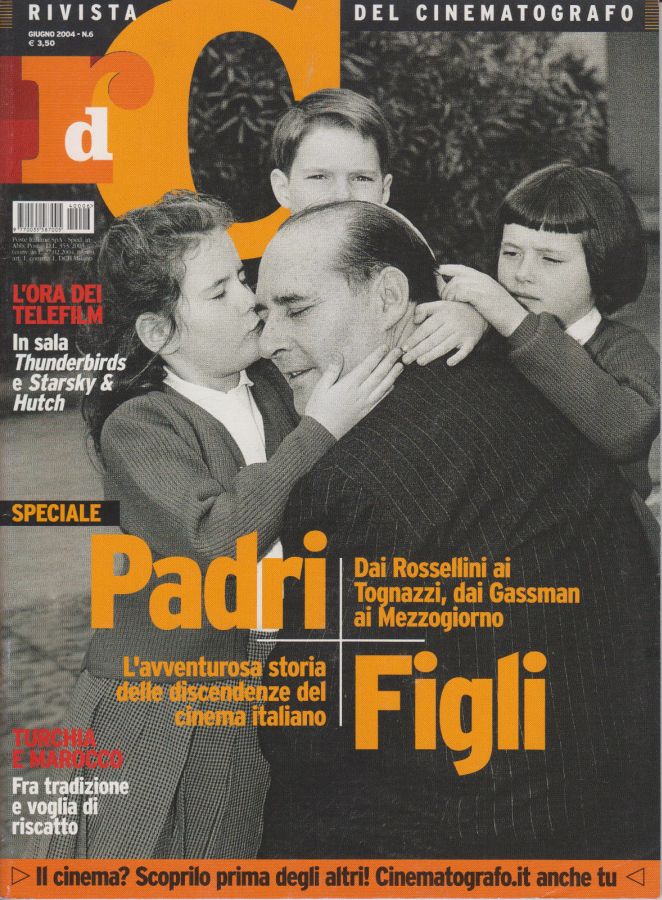 RIVISTA DEL CINEMATOGRAFO magazine side cover  June 2004