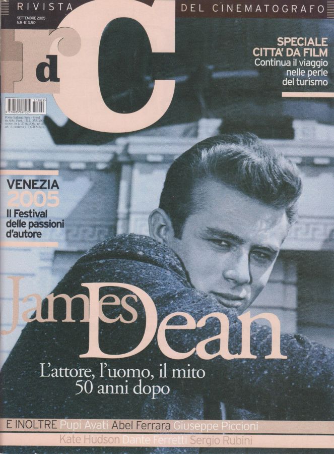 RIVISTA DEL CINEMATOGRAFO magazine side cover  September 2005