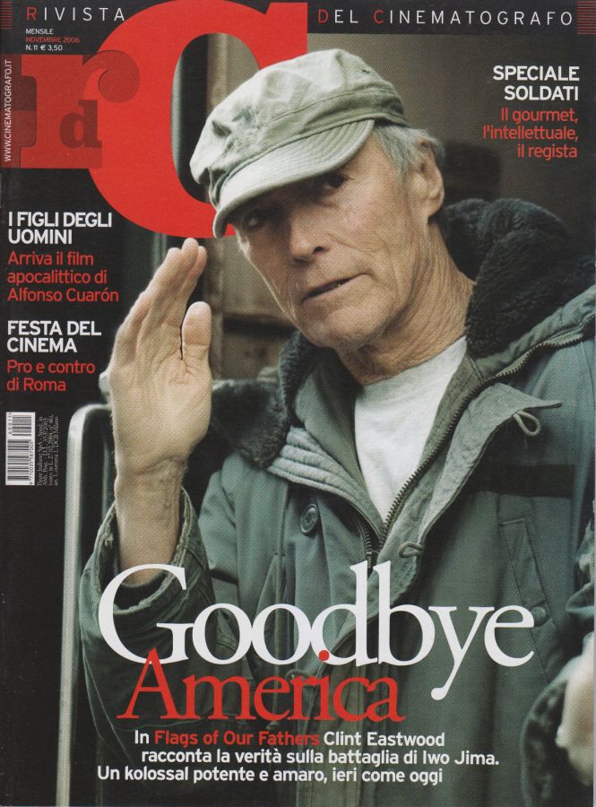 RIVISTA DEL CINEMATOGRAFO magazine side cover  November 2006