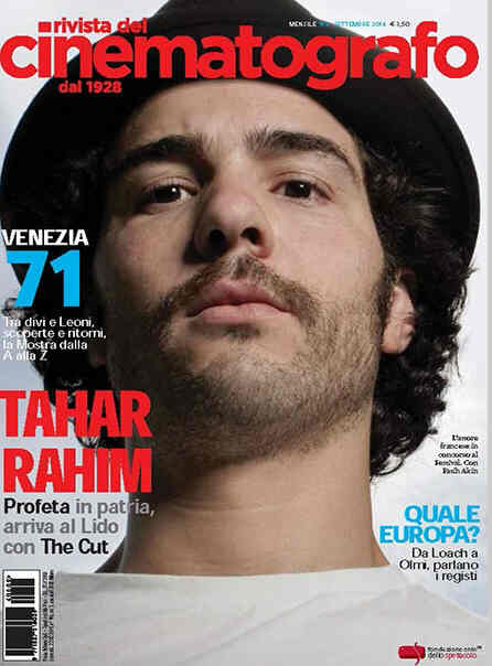 RIVISTA DEL CINEMATOGRAFO magazine side cover September 2014