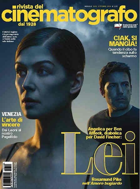 RIVISTA DEL CINEMATOGRAFO magazine side cover October 2014