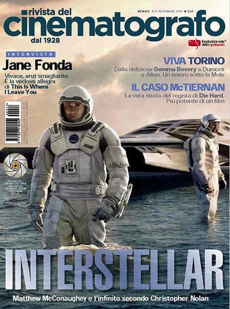 RIVISTA DEL CINEMATOGRAFO magazine side cover November 2014