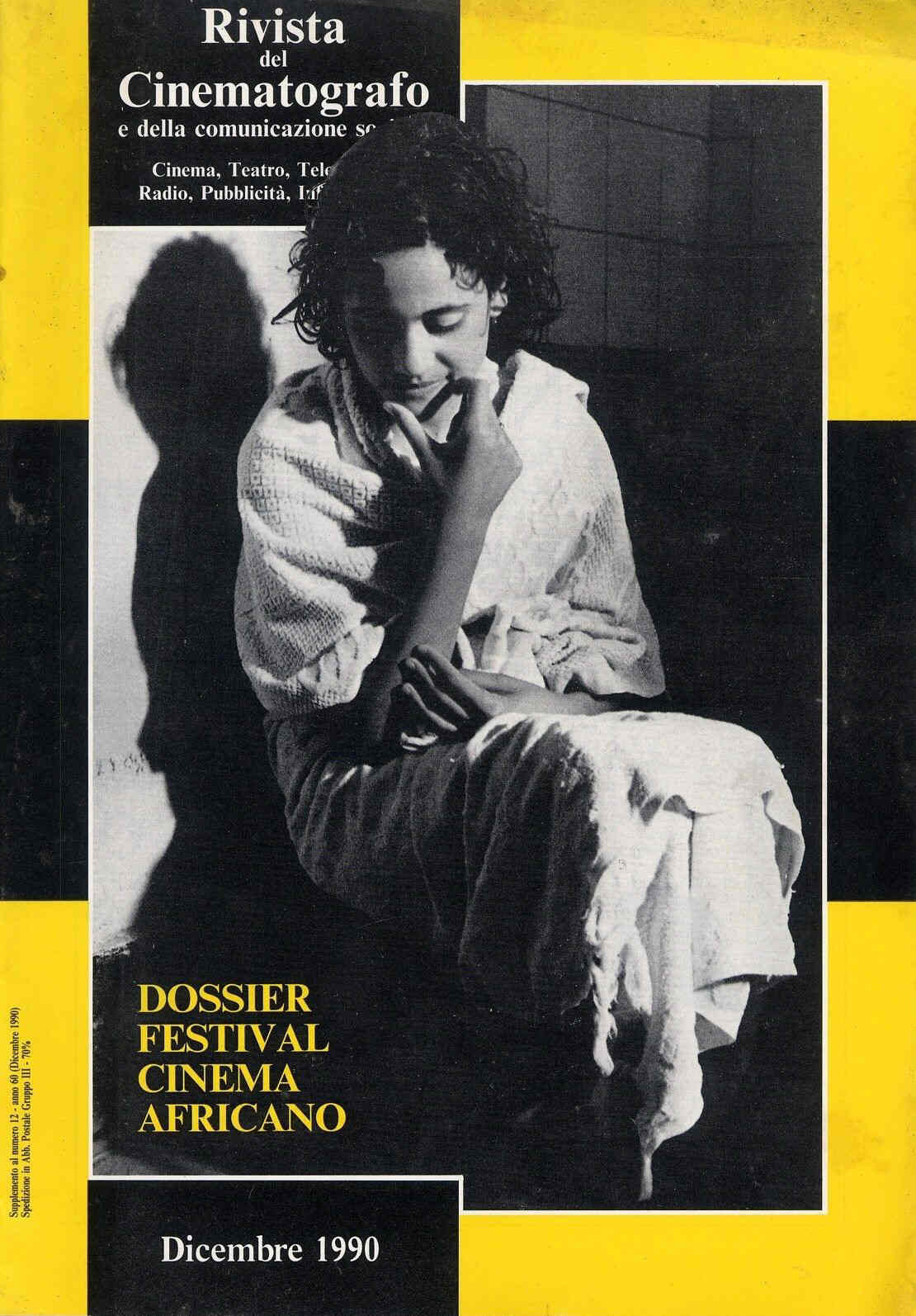 RIVISTA DEL CINEMATOGRAFO magazine side cover December 1990