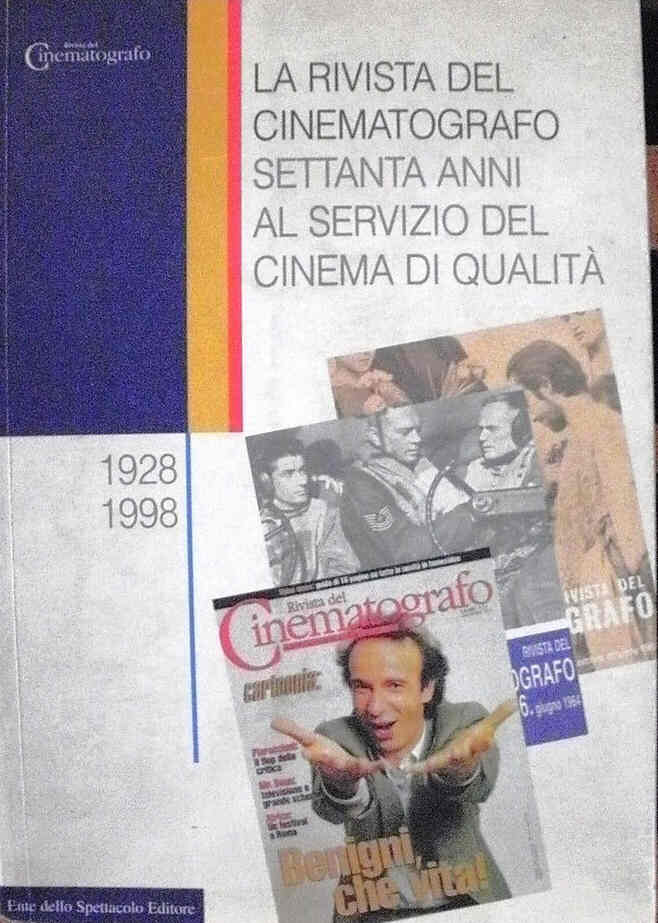 RIVISTA DEL CINEMATOGRAFO magazine side cover  Special  1999