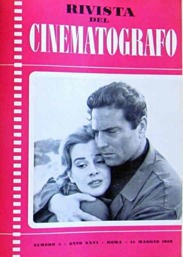 RIVISTA DEL CINEMATOGRAFO magazine side cover  May 1953