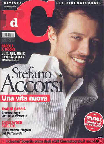 RIVISTA DEL CINEMATOGRAFO magazine side cover July/August 2004