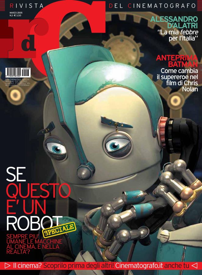 RIVISTA DEL CINEMATOGRAFO magazine side cover March 2005