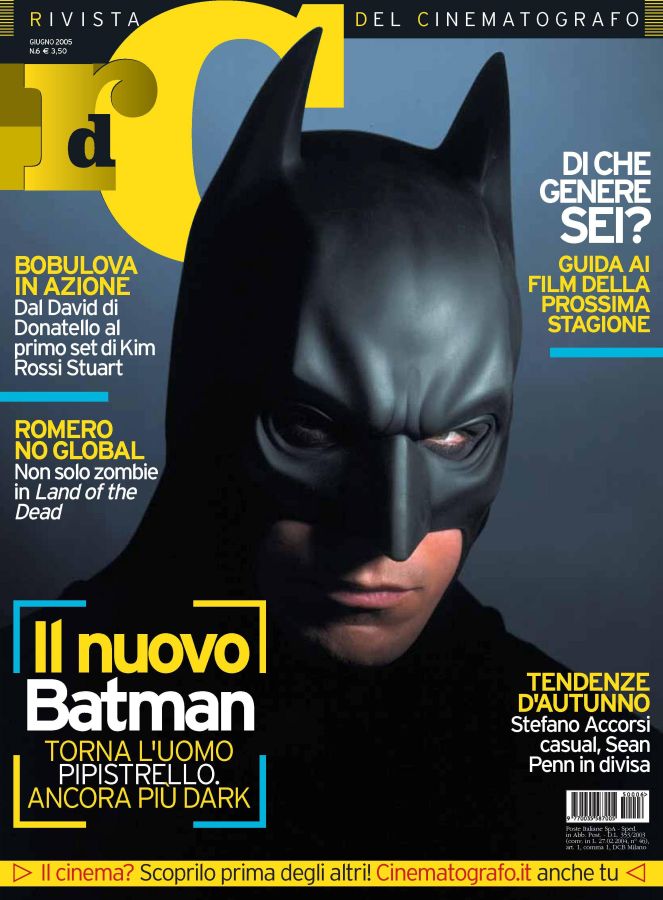 RIVISTA DEL CINEMATOGRAFO magazine side cover June 2005