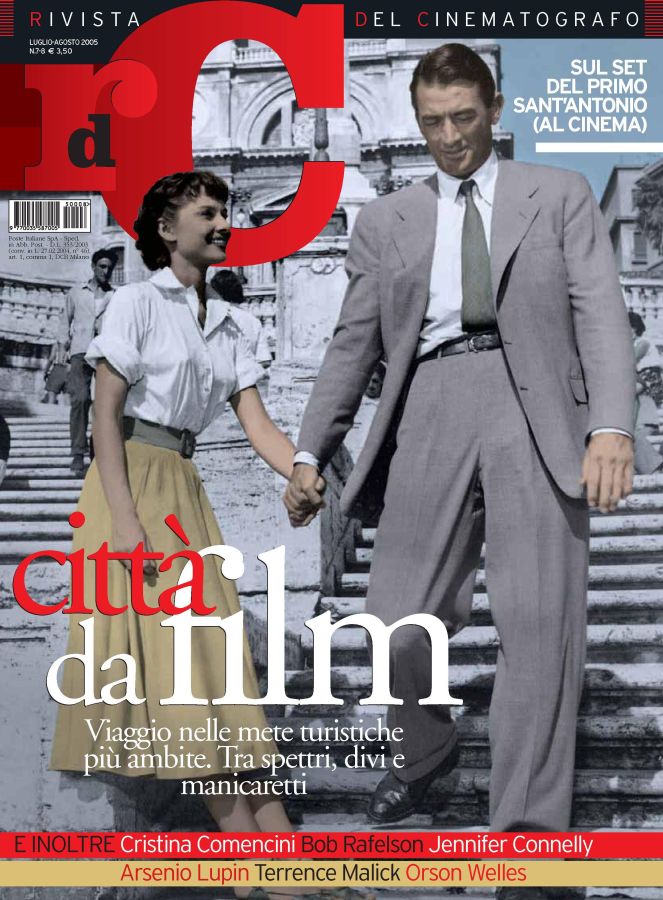 RIVISTA DEL CINEMATOGRAFO magazine side cover July-August 2005