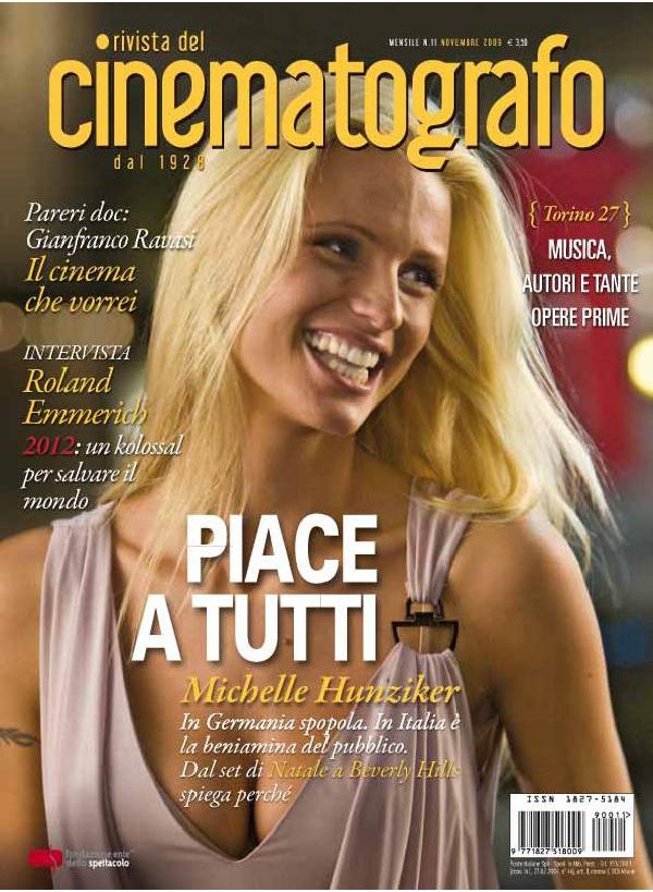 RIVISTA DEL CINEMATOGRAFO magazine side cover November 2009