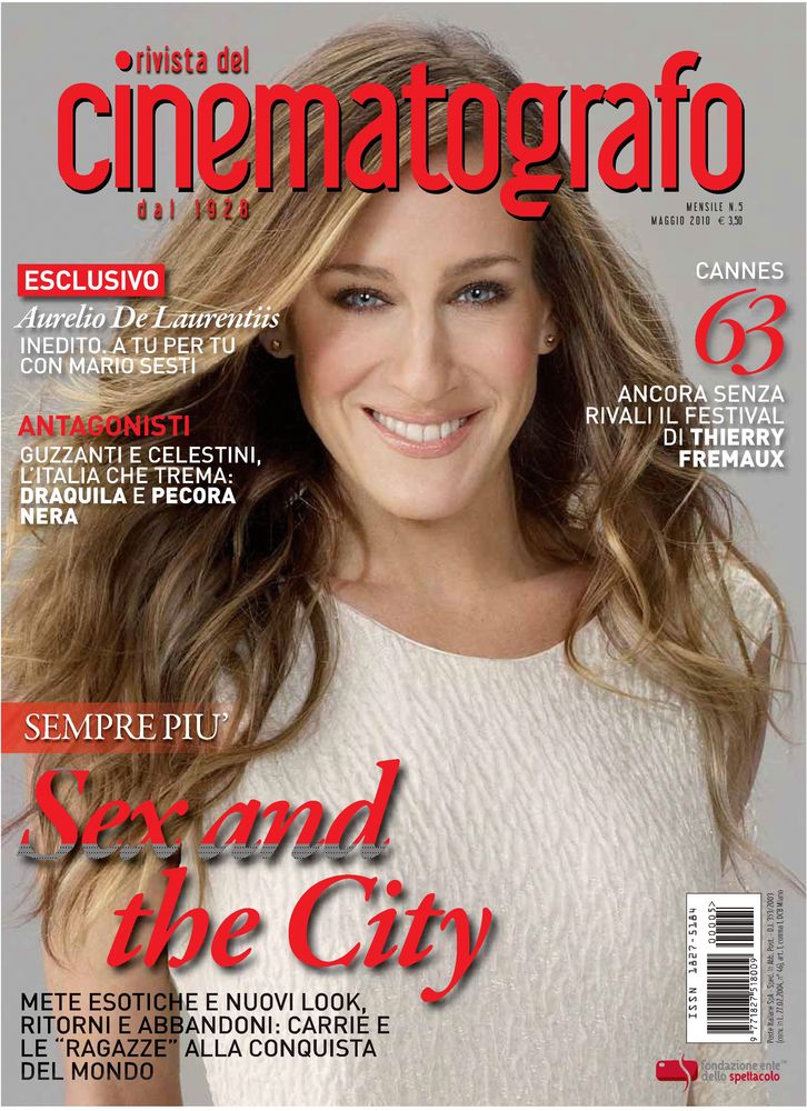 RIVISTA DEL CINEMATOGRAFO magazine side cover May 2010