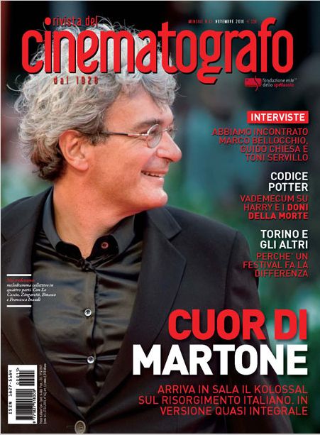 RIVISTA DEL CINEMATOGRAFO magazine side cover November 2010