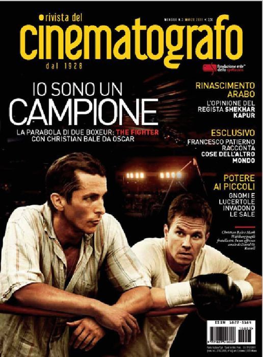 RIVISTA DEL CINEMATOGRAFO magazine side cover March 2011