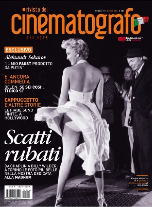 RIVISTA DEL CINEMATOGRAFO magazine side cover April 2011