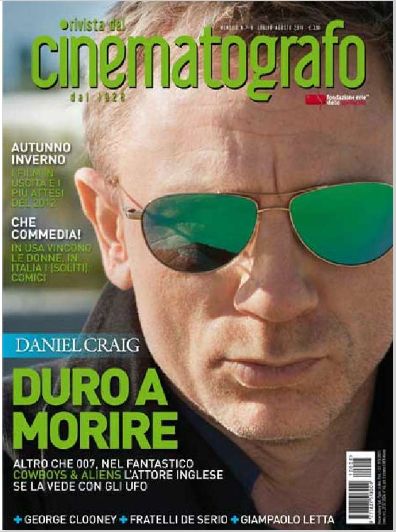 RIVISTA DEL CINEMATOGRAFO magazine side cover July/August 2011