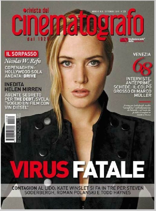 RIVISTA DEL CINEMATOGRAFO magazine side cover September 2011