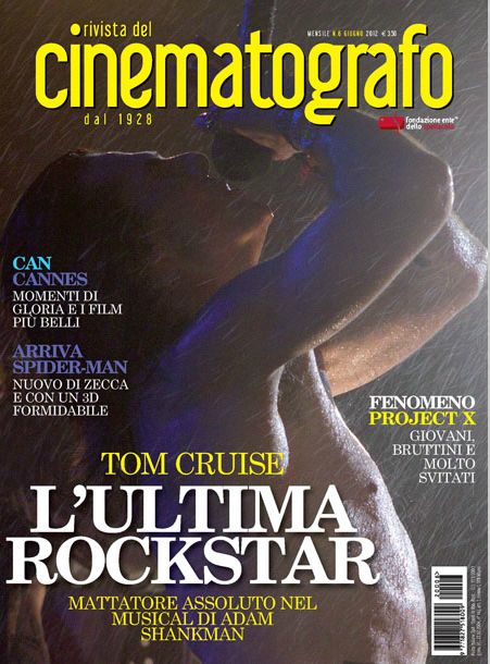 RIVISTA DEL CINEMATOGRAFO magazine side cover June 2012