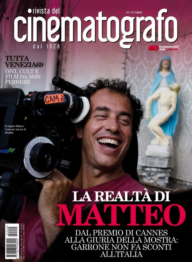 RIVISTA DEL CINEMATOGRAFO magazine side cover September 2012
