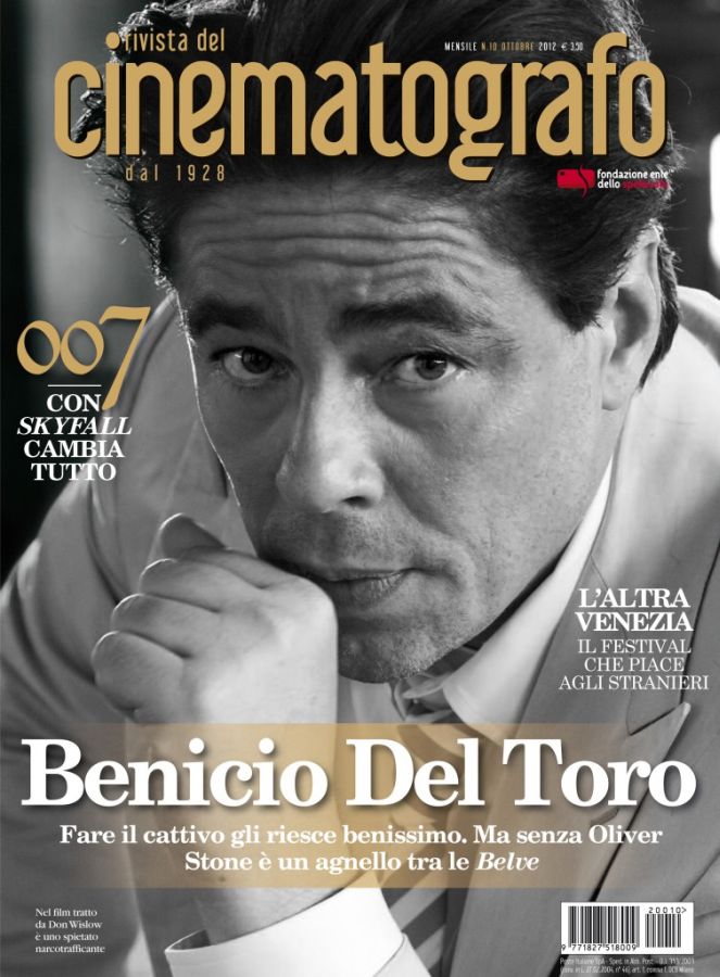 RIVISTA DEL CINEMATOGRAFO magazine side cover October 2012